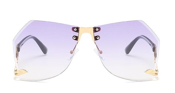 Fashion Women's 32g Alloy Gradient Irregular Frameless Sunglasses - Women Sunglasses - DYAVOR®