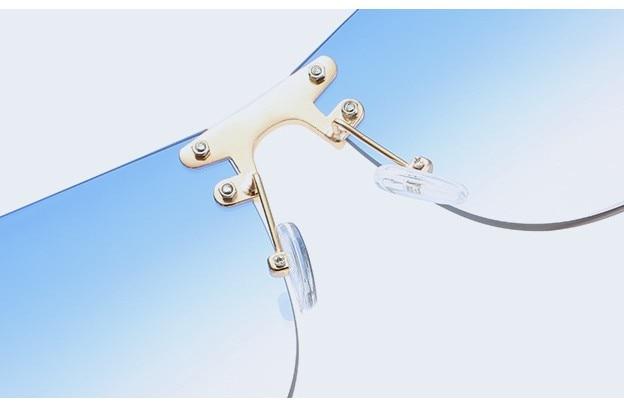 Fashion Women's 32g Alloy Gradient Irregular Frameless Sunglasses - Women Sunglasses - DYAVOR®