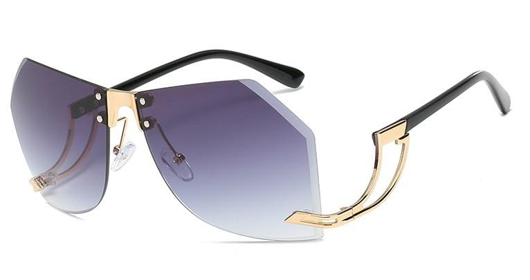 Fashion Women's 32g Alloy Gradient Irregular Frameless Sunglasses - Women Sunglasses - DYAVOR®