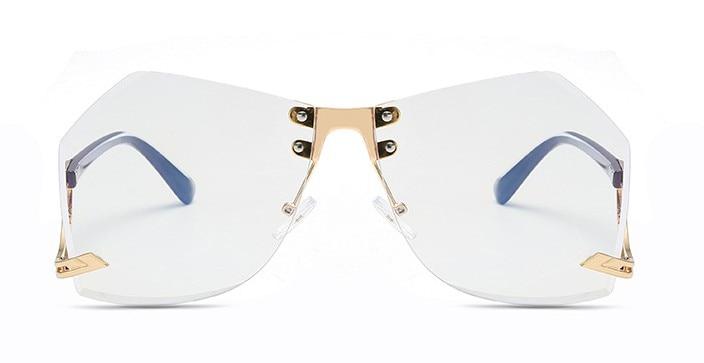 Fashion Women's 32g Alloy Gradient Irregular Frameless Sunglasses - Women Sunglasses - DYAVOR®