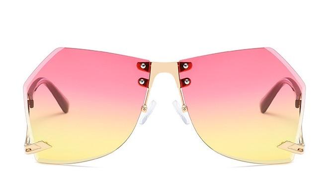 Fashion Women's 32g Alloy Gradient Irregular Frameless Sunglasses - Women Sunglasses - DYAVOR®