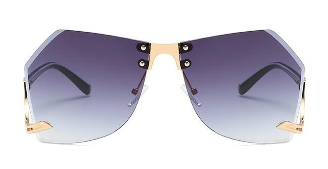 Fashion Women's 32g Alloy Gradient Irregular Frameless Sunglasses - Women Sunglasses - DYAVOR®