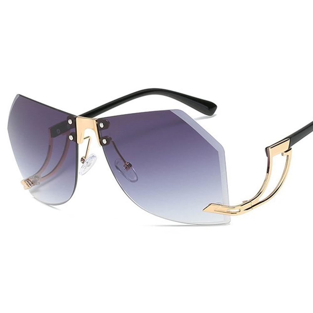 Fashion Women's 32g Alloy Gradient Irregular Frameless Sunglasses - Women Sunglasses - DYAVOR®
