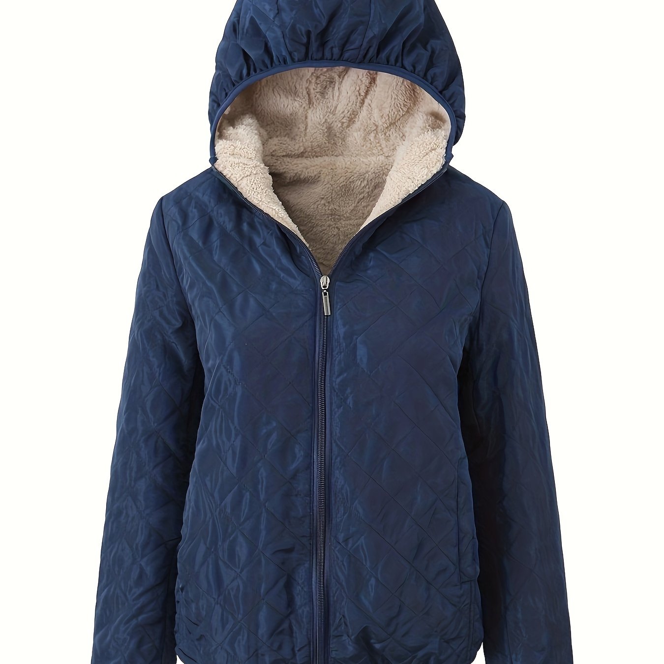 Emma | Quilted zippered jacket with hood - 07/112024 1 - DYAVOR®