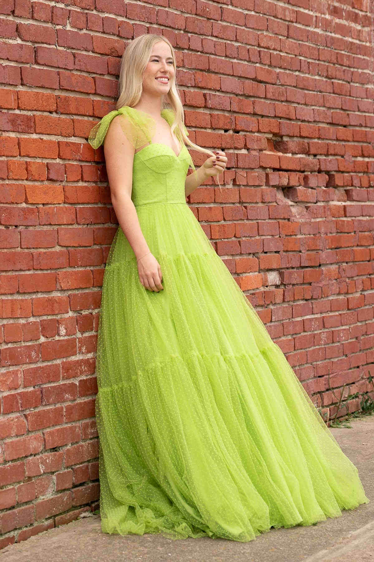 Skyler |A-line Sweetheart Dot Tulle Prom Dress - Prom Dress - DYAVOR®