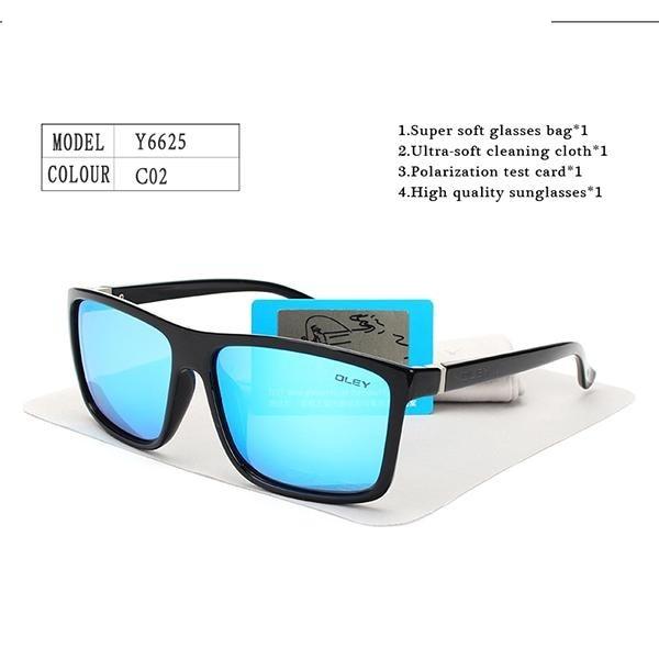 HD Polarized Unisex Sunglasses Accessories with Designer Retro Square Frame - Unisex Sunglasses - DYAVOR®