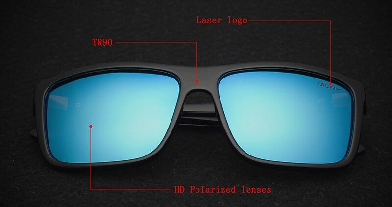 HD Polarized Unisex Sunglasses Accessories with Designer Retro Square Frame - Unisex Sunglasses - DYAVOR®