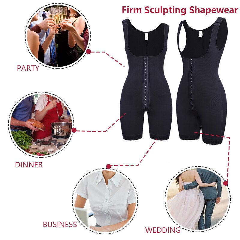 Women's High Compression Post-Surgical Belly Underbust Slimming Bodysuit - Slimmers - DYAVOR®
