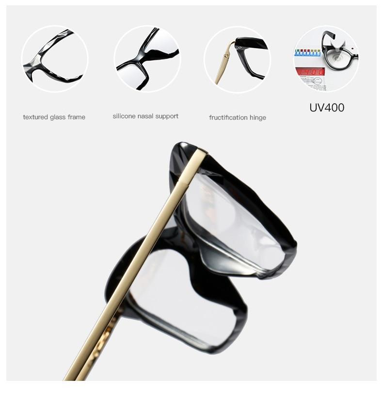 High Quality Geometric Element Frame Red Cat Glasses for Women - Women Sunglasses - DYAVOR®
