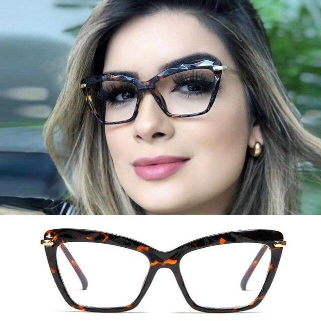 High Quality Geometric Element Frame Red Cat Glasses for Women - Women Sunglasses - DYAVOR®