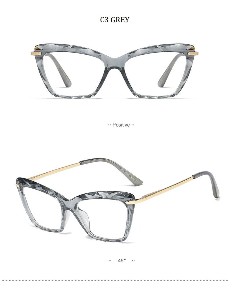 High Quality Geometric Element Frame Red Cat Glasses for Women - Women Sunglasses - DYAVOR®