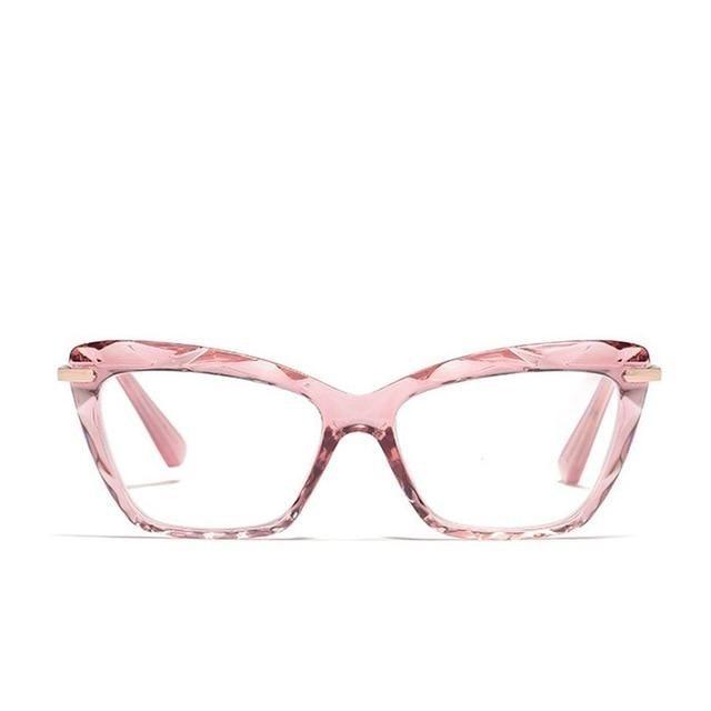 High Quality Geometric Element Frame Red Cat Glasses for Women - Women Sunglasses - DYAVOR®