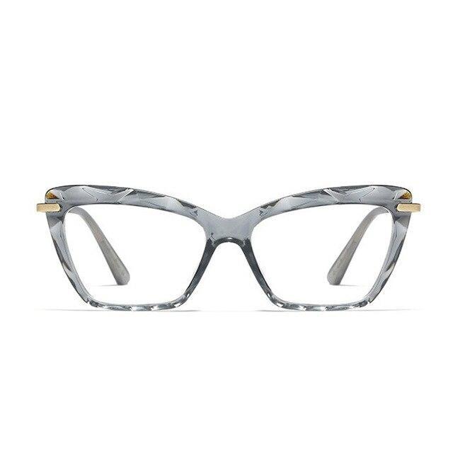 High Quality Geometric Element Frame Red Cat Glasses for Women - Women Sunglasses - DYAVOR®