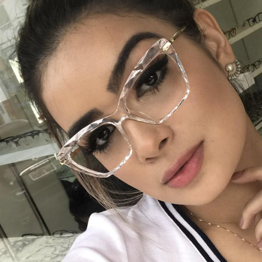 High Quality Geometric Element Frame Red Cat Glasses for Women - Women Sunglasses - DYAVOR®