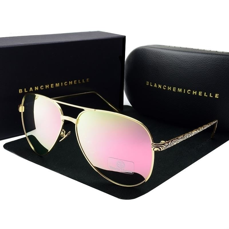 High Quality Pilot Sunglasses for Women with Polarized UV400 Mirror Lens - Women Sunglasses - DYAVOR®