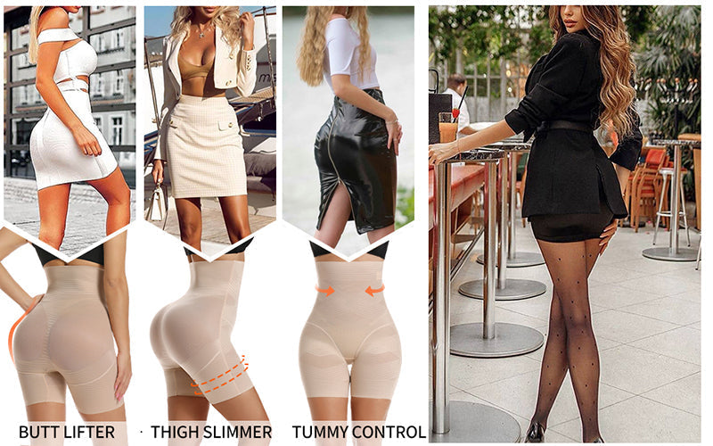Women's High Waist Butt Lifter Thigh Tummy Control Slimming Shapewear - Slimmers - DYAVOR®