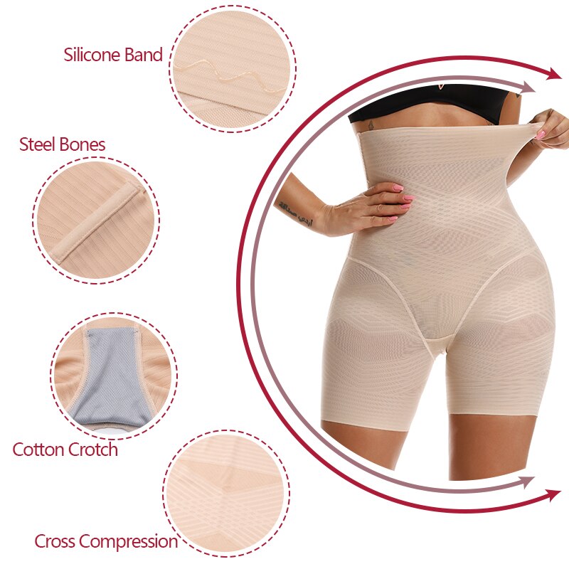 Women's High Waist Butt Lifter Thigh Tummy Control Slimming Shapewear - Slimmers - DYAVOR®