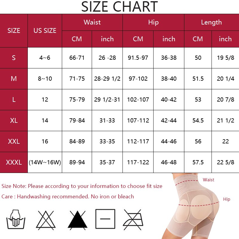 Women's High Waist Butt Lifter Hip Enhancer Tummy Contol Padded Panties - Slimmers - DYAVOR®