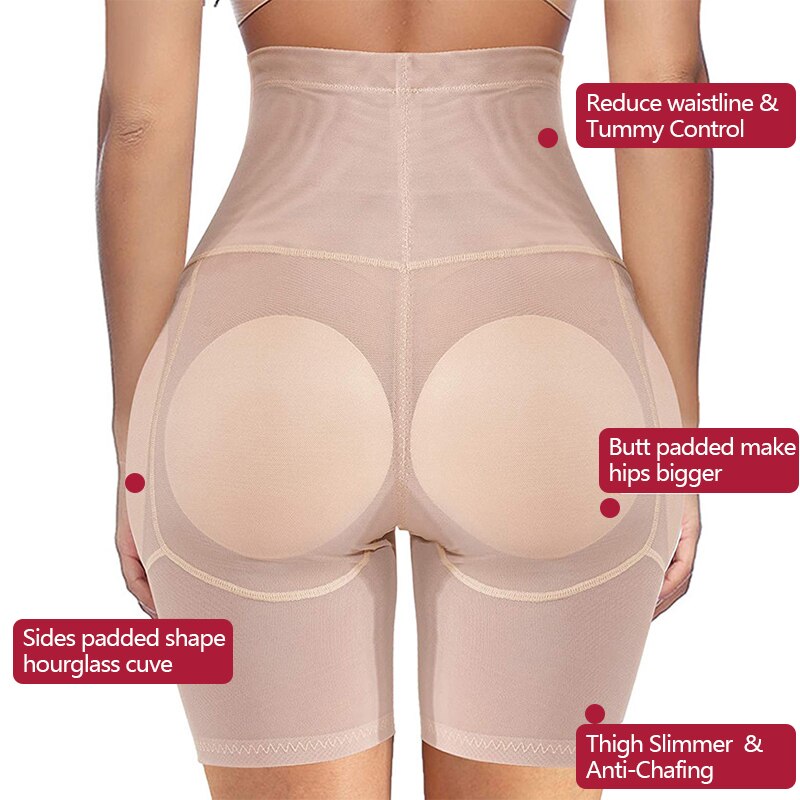 Women's High Waist Butt Lifter Hip Enhancer Tummy Contol Padded Panties - Slimmers - DYAVOR®