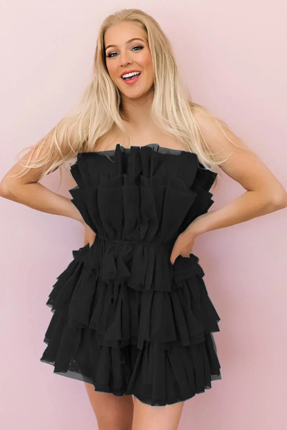 Hailey | A Line Strapless Short Homecoming Dress - Cocktail Dress - DYAVOR®