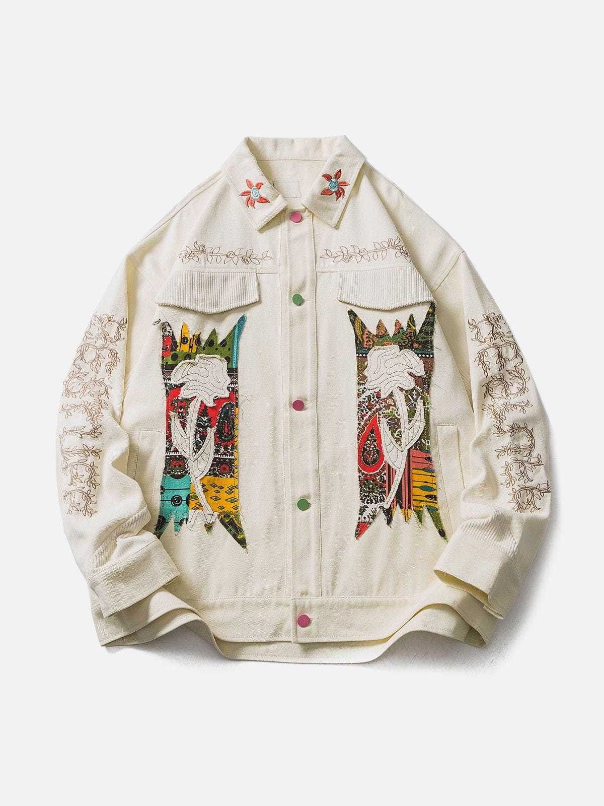 Gertrude - Floral street-style women's jacket - 07/112024 2 - DYAVOR®