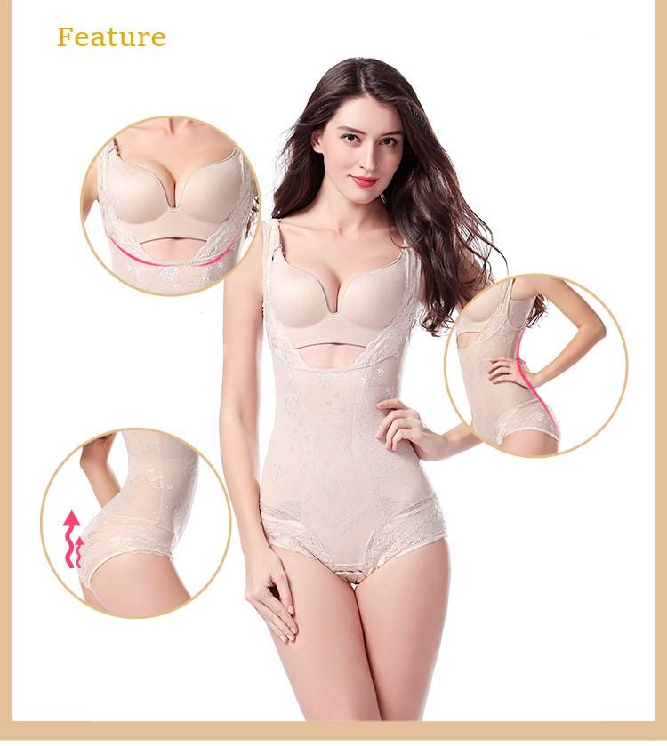 Lace Tummy Control Waist Cincher Underbust Body Shaper Slimming Panties - Slimmers - DYAVOR®
