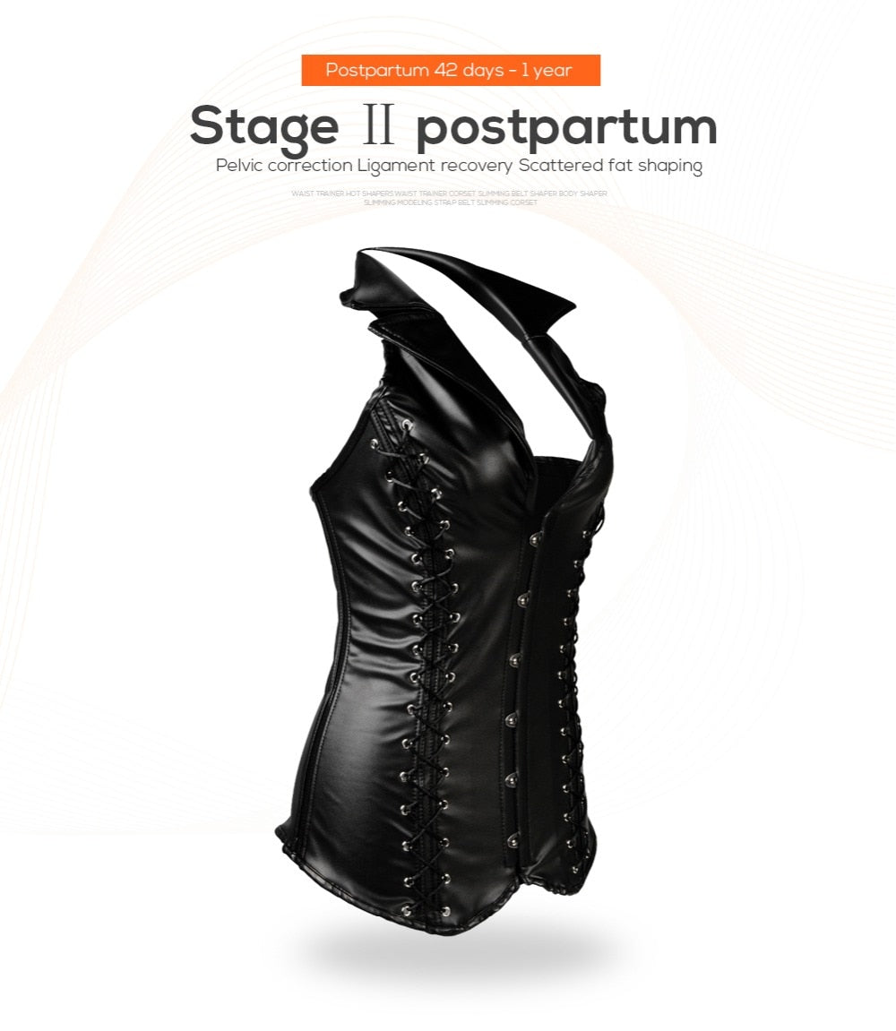 Steampunk Solid Sexy Overbust Armor Waist Trainer Corset Bustiers Slimmers - Slimmers - DYAVOR®