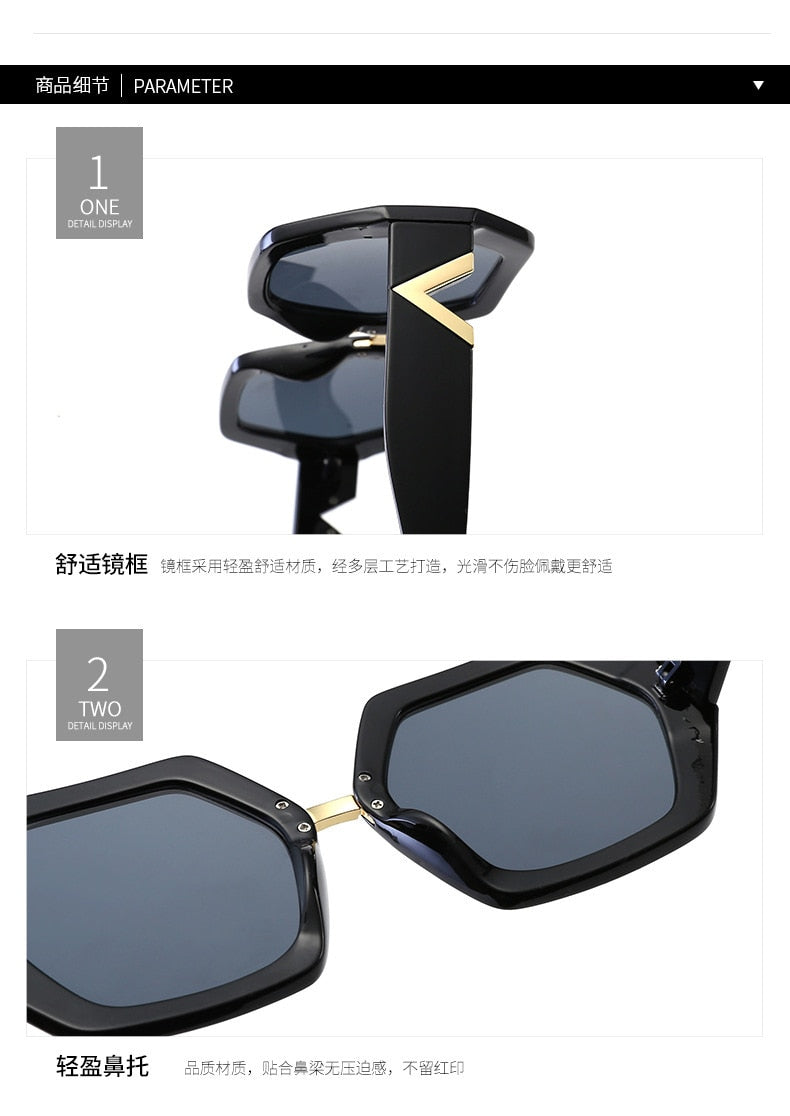 Leopard Fashion Women's Polygon Clear Glasses Reading Eyeglasses - Women Sunglasses - DYAVOR®