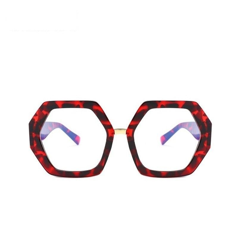 Leopard Fashion Women's Polygon Clear Glasses Reading Eyeglasses - Women Sunglasses - DYAVOR®