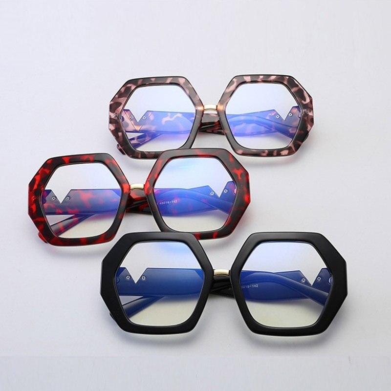 Leopard Fashion Women's Polygon Clear Glasses Reading Eyeglasses - Women Sunglasses - DYAVOR®