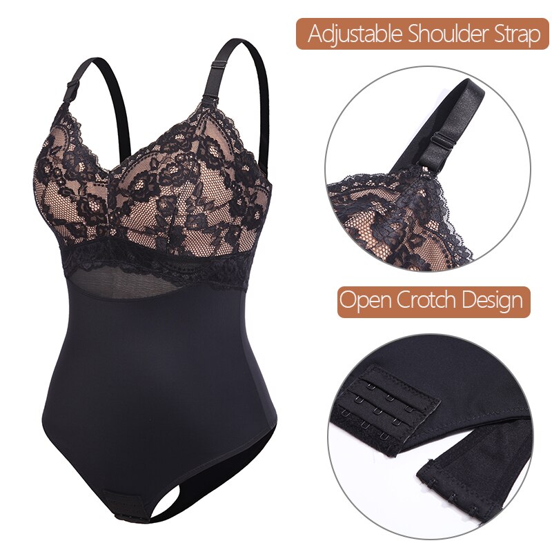 Women's Mesh Lace Padded Seamless Slim Waist Tummy Body Shaper Slimmers - Slimmers - DYAVOR®