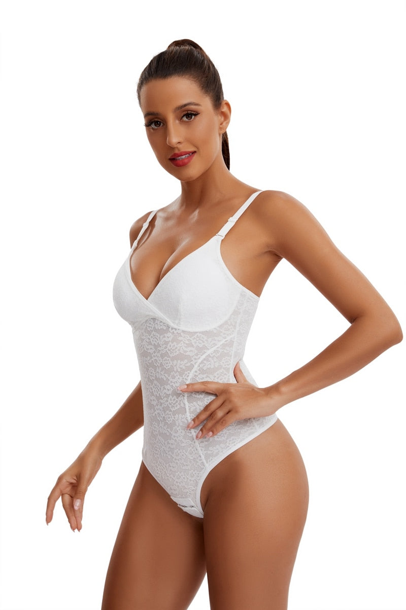 Women's Mesh Lace Padded Seamless Slim Waist Tummy Body Shaper Slimmers - Slimmers - DYAVOR®