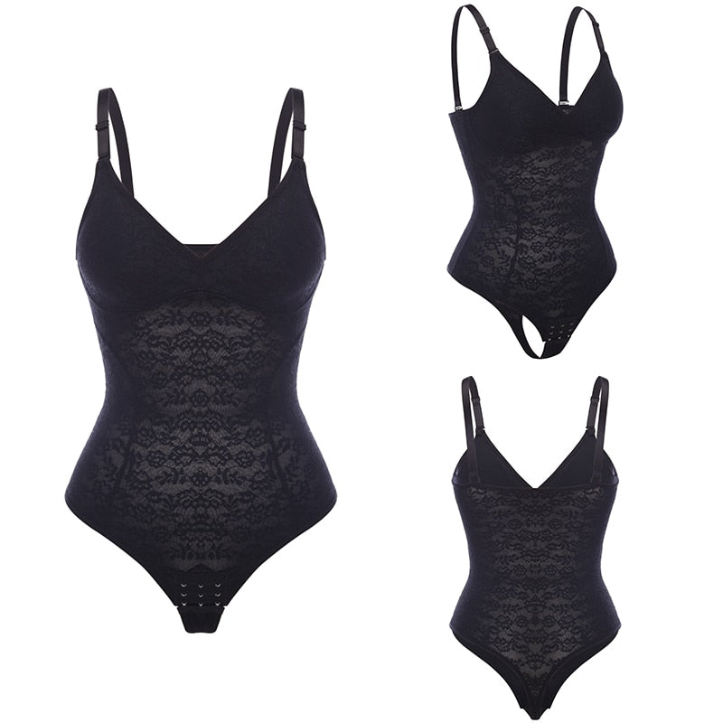 Women's Mesh Lace Padded Seamless Slim Waist Tummy Body Shaper Slimmers - Slimmers - DYAVOR®