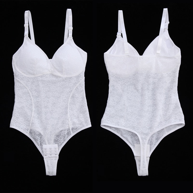 Women's Mesh Lace Padded Seamless Slim Waist Tummy Body Shaper Slimmers - Slimmers - DYAVOR®