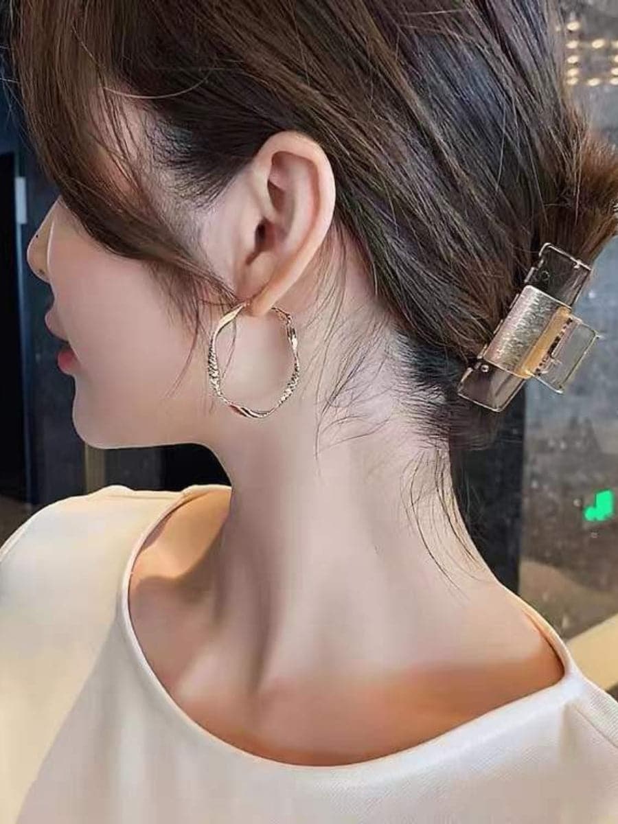 Irregular Hoop Earrings MSE033143 - Earrings - DYAVOR®