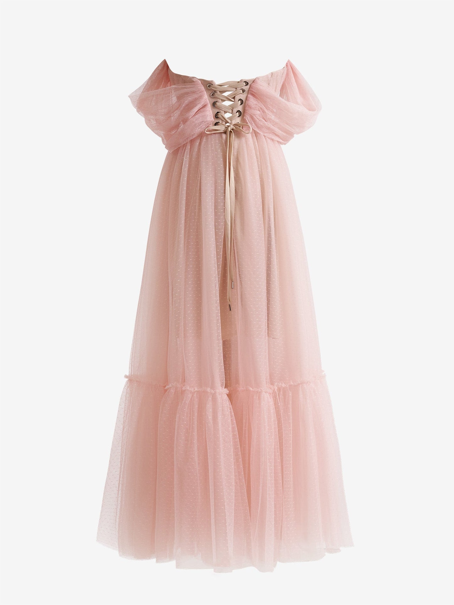 Nova | A-Line Rose Pink Tulle Sweetheart Tea-Length Prom Dress - Homecoming Dress - DYAVOR®