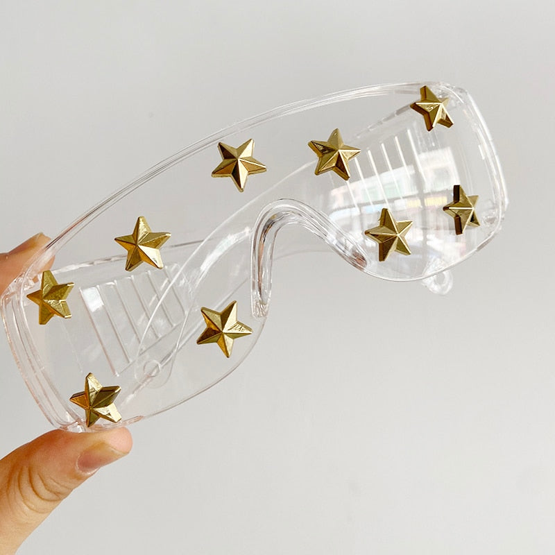 Women's Luxury Goggle Style Transparent Steampunk Designer Sunglasses - Women Sunglasses - DYAVOR®