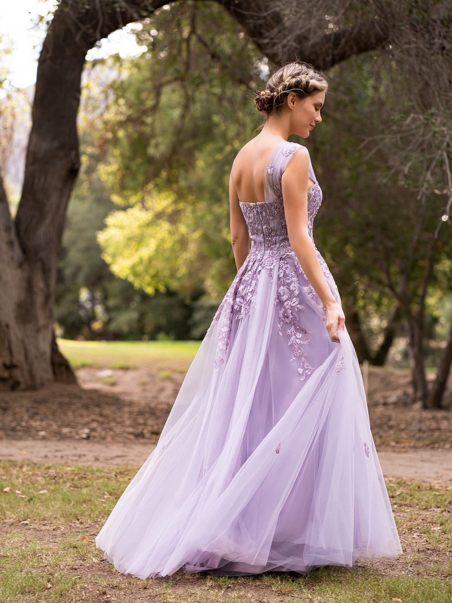 Sweet-Heart Tulle One Shoulder Floor Length Prom Dress - Prom Dresses - DYAVOR®