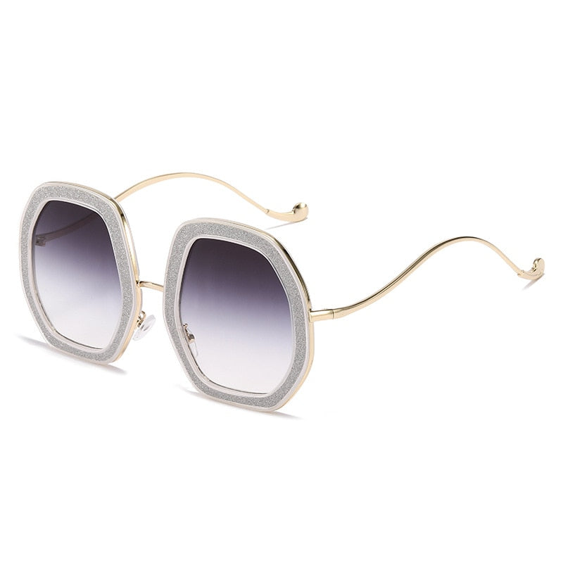 Luxury Punk Style Shiny Crystal Designer Eyewear Sunglasses for Women - Women Sunglasses - DYAVOR®