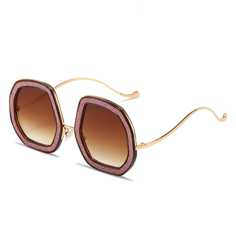 Luxury Punk Style Shiny Crystal Designer Eyewear Sunglasses for Women - Women Sunglasses - DYAVOR®
