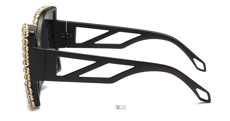 Crystal Designer Photochromic Gradient Shade Rimless Sunglasses - Women Sunglasses - DYAVOR®