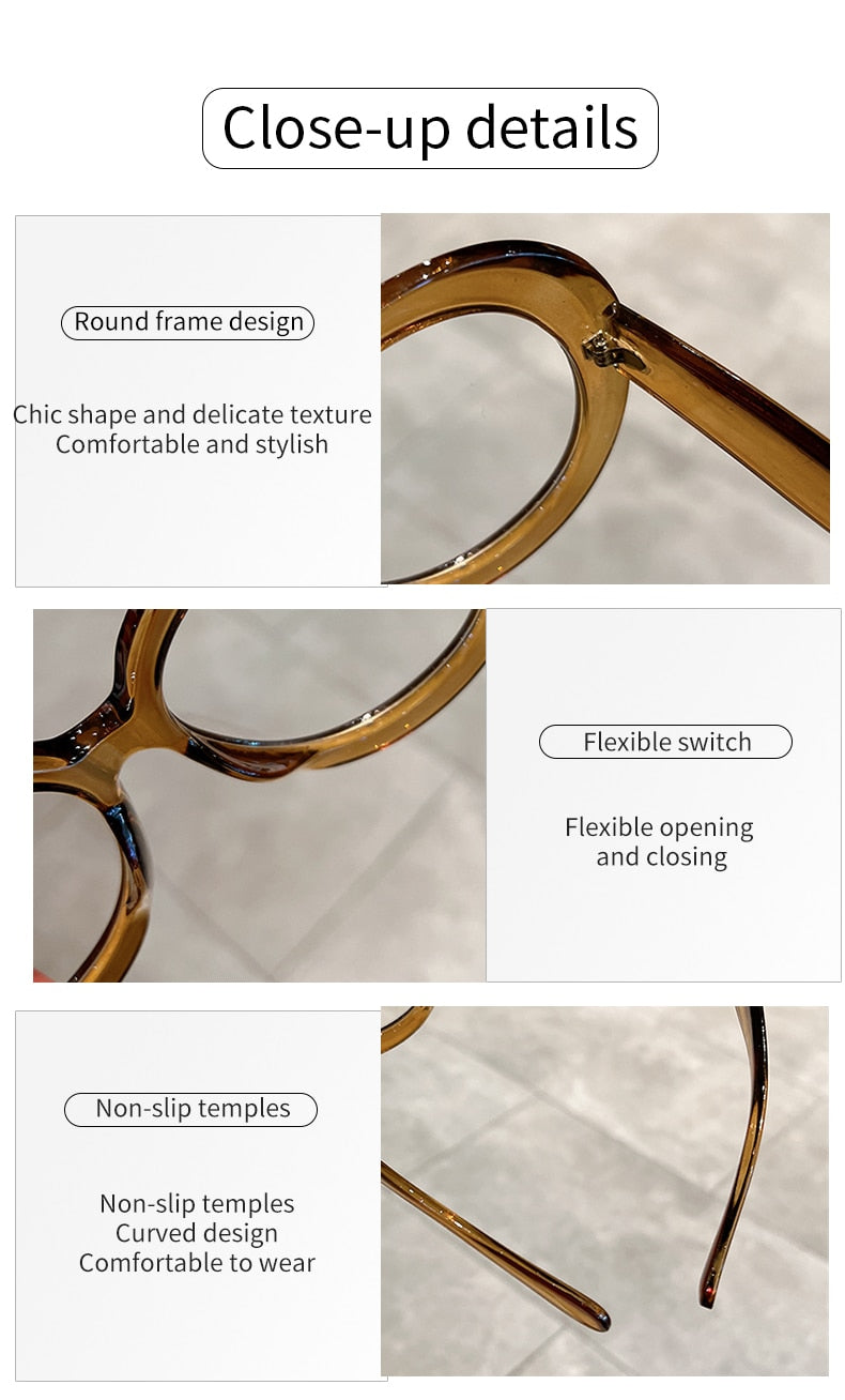 Unisex Trendy Vintage Oversized Gradient Goggle Round Sunglasses - Unisex Sunglasses - DYAVOR®