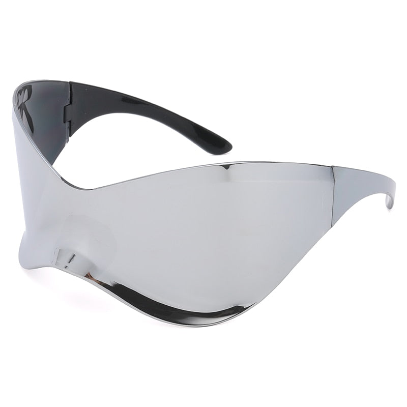 Unisex Black Color Punk Style Rimless Gradient Lens Sunglasses - Unisex Sunglasses - DYAVOR®