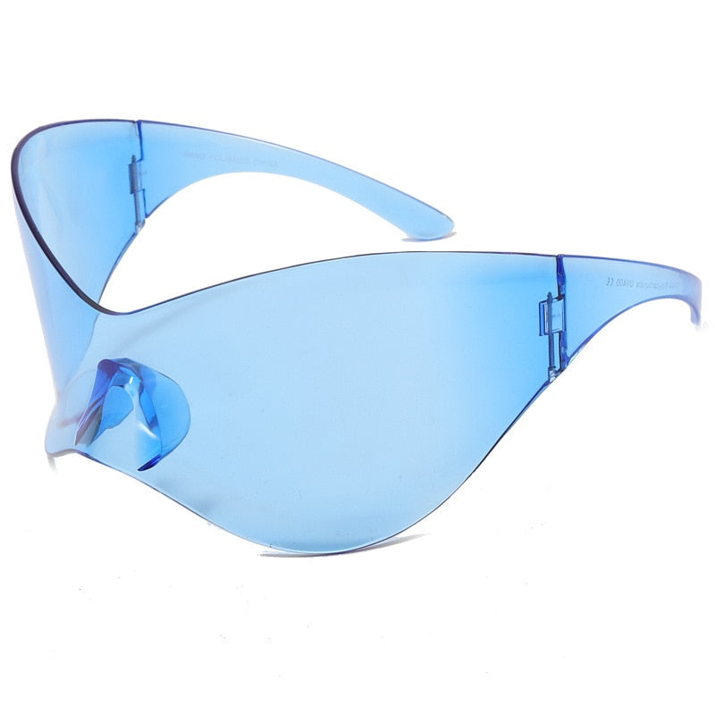 Unisex Black Color Punk Style Rimless Gradient Lens Sunglasses - Unisex Sunglasses - DYAVOR®