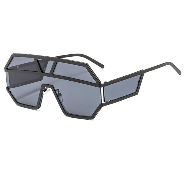 Oversized Square Designer Sunglasses for Women with One Piece Lens - Women Sunglasses - DYAVOR®