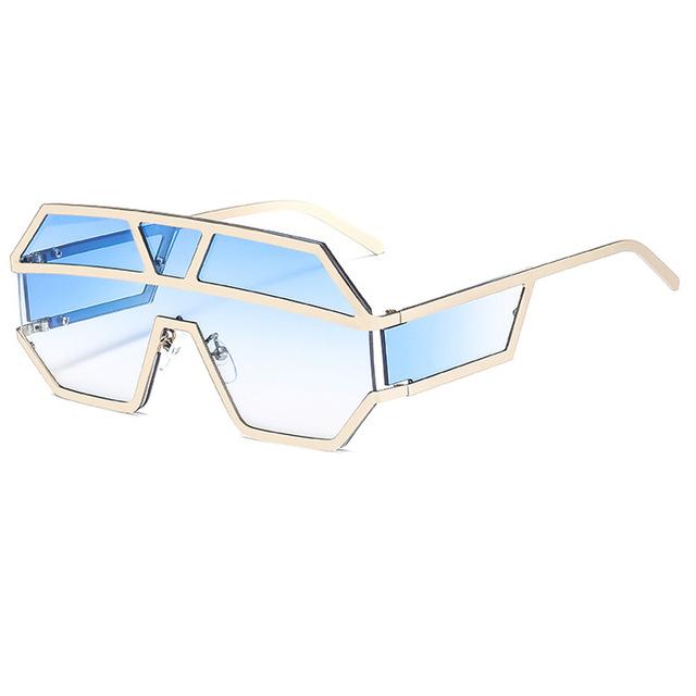 Oversized Square Designer Sunglasses for Women with One Piece Lens - Women Sunglasses - DYAVOR®