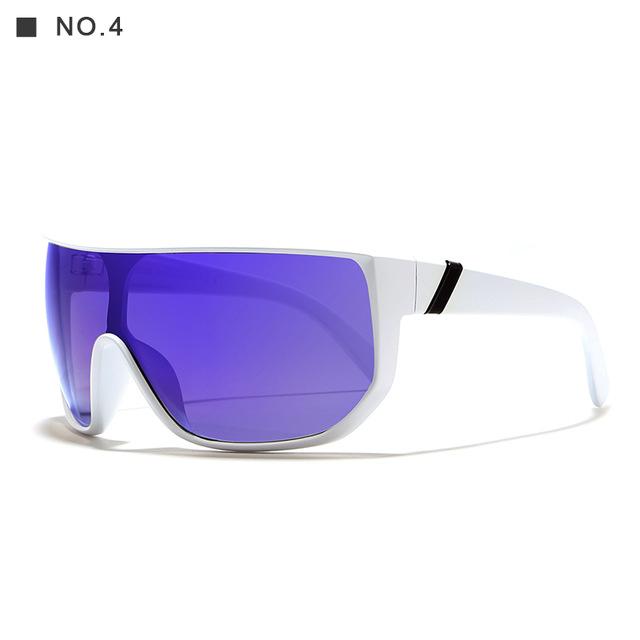 Oversized Unisex Big Shield Anti-Reflective Sunglasses with Designer Box - Unisex Sunglasses - DYAVOR®