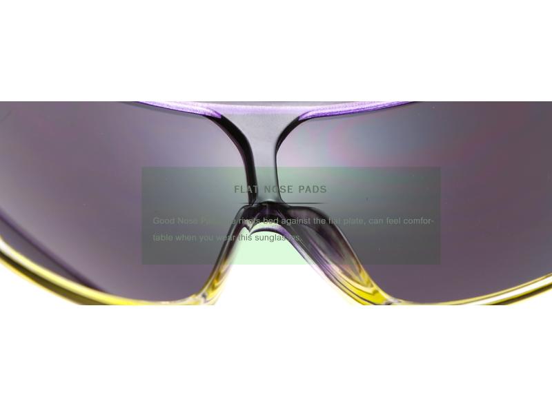 Oversized Unisex Big Shield Anti-Reflective Sunglasses with Designer Box - Unisex Sunglasses - DYAVOR®