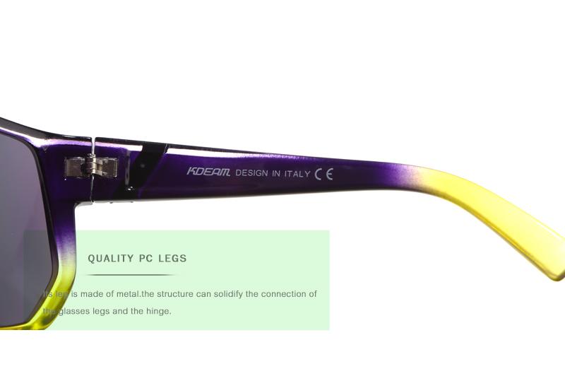 Oversized Unisex Big Shield Anti-Reflective Sunglasses with Designer Box - Unisex Sunglasses - DYAVOR®