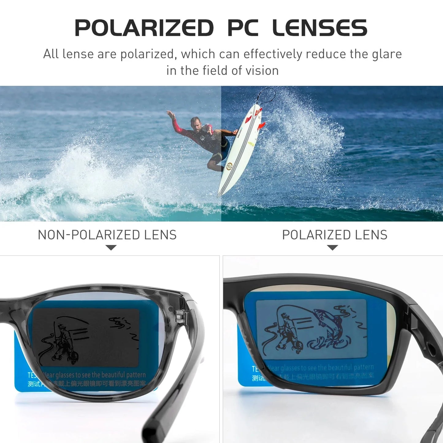 Unisex Sports Style Polarized UV400 Lens Outdoor Cycling Sunglasses - Unisex Sunglasses - DYAVOR®